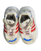 A White Sneakers from Adidas in size 14Y for boy. (Back View)