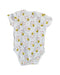 A White Bodysuits from KIDSCRAFTER in size 6-12M for boy. (Back View)