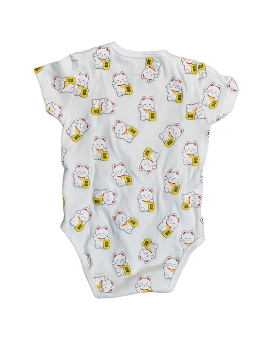 A White Bodysuits from KIDSCRAFTER in size 6-12M for boy. (Back View)