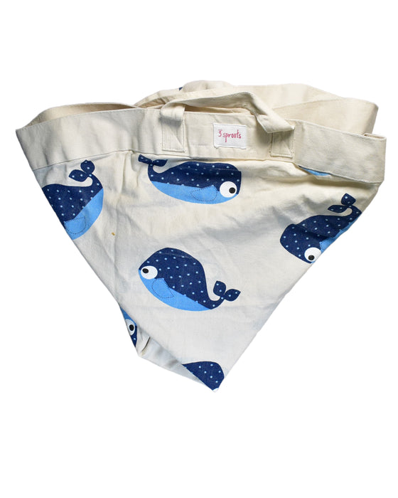 A White Playmats from 3 Sprouts in size O/S for neutral. (Front View)