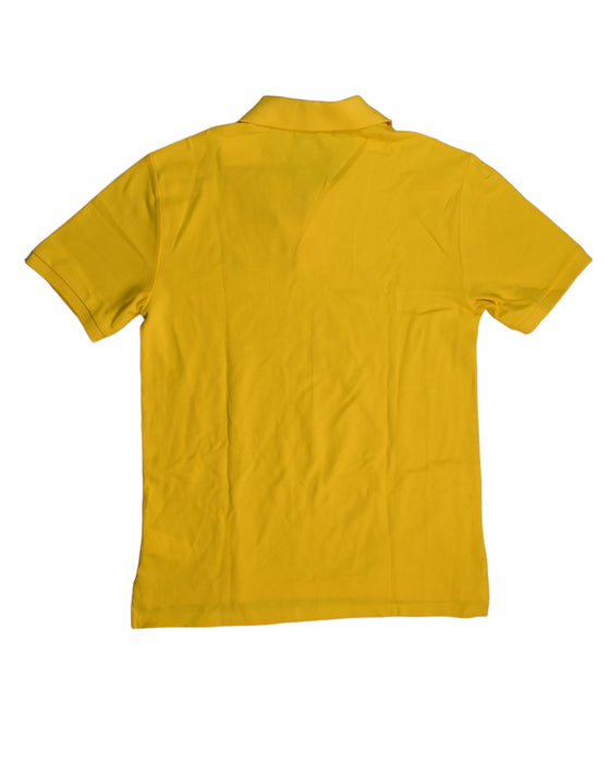 A Yellow Short Sleeve Polos from Polo Ralph Lauren in size 14Y for boy. (Back View)