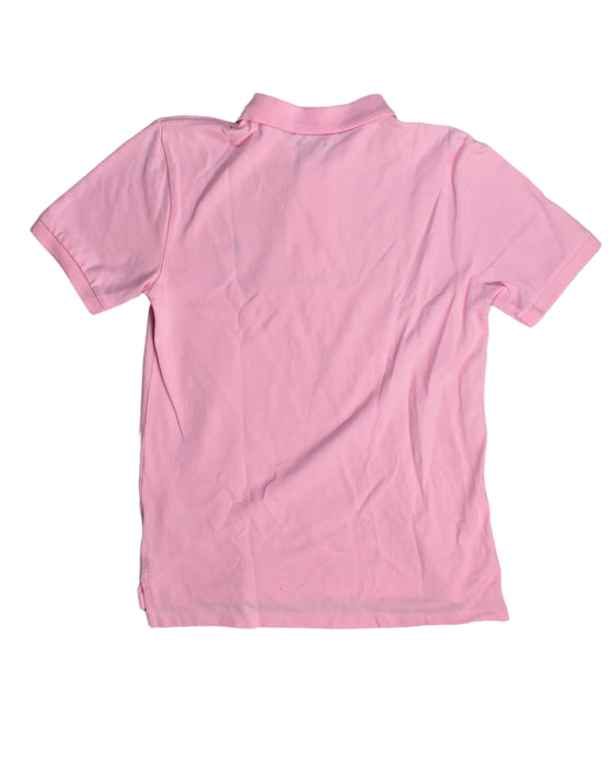 A Pink Short Sleeve Polos from Polo Ralph Lauren in size 12Y for boy. (Back View)