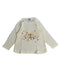 A White Long Sleeve Tops from Petit Bateau in size 18-24M for girl. (Front View)