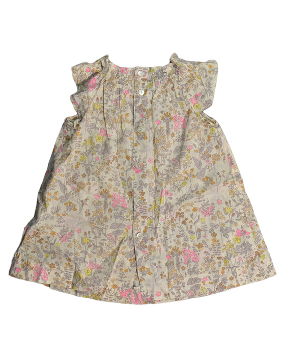 A White Short Sleeve Dresses from Bonpoint in size 3-6M for girl. (Back View)