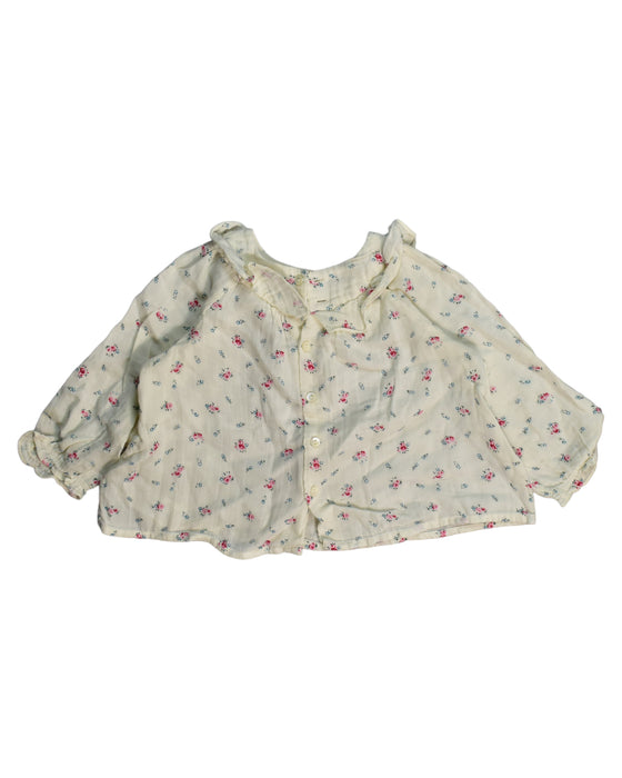 A White Long Sleeve Tops from Bonpoint in size 12-18M for girl. (Back View)