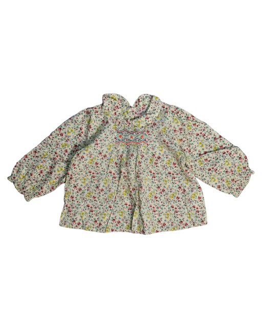 A White Long Sleeve Tops from Bonpoint in size 6-12M for girl. (Front View)