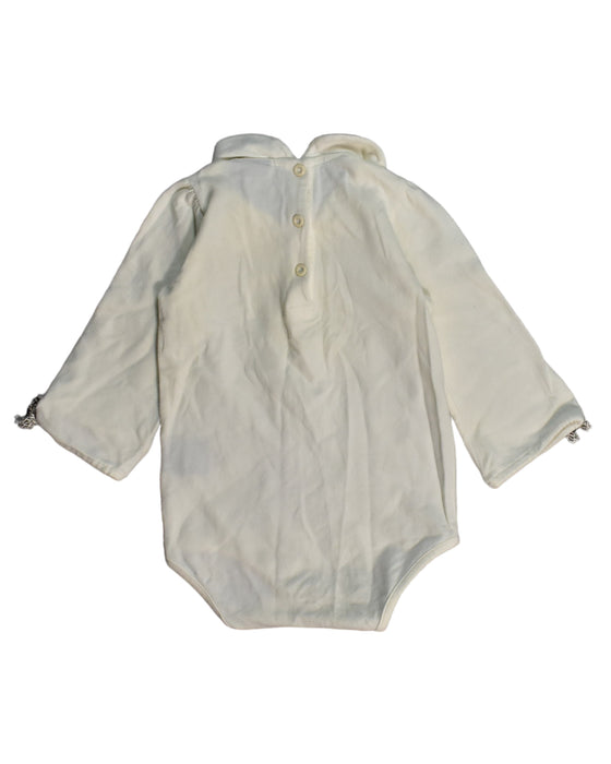 A White Bodysuits from Fendi in size 6-12M for girl. (Back View)