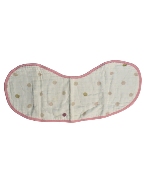 A White Bibs from Aden & Anais in size O/S for neutral. (Front View)