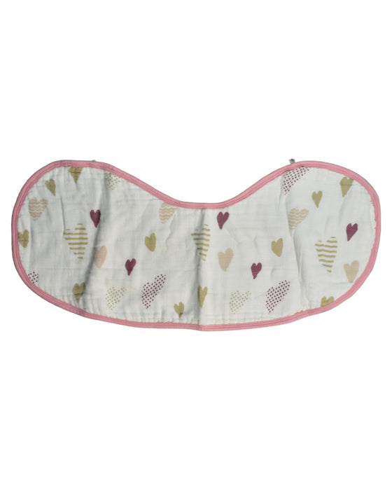 A White Bibs from Aden & Anais in size O/S for neutral. (Front View)