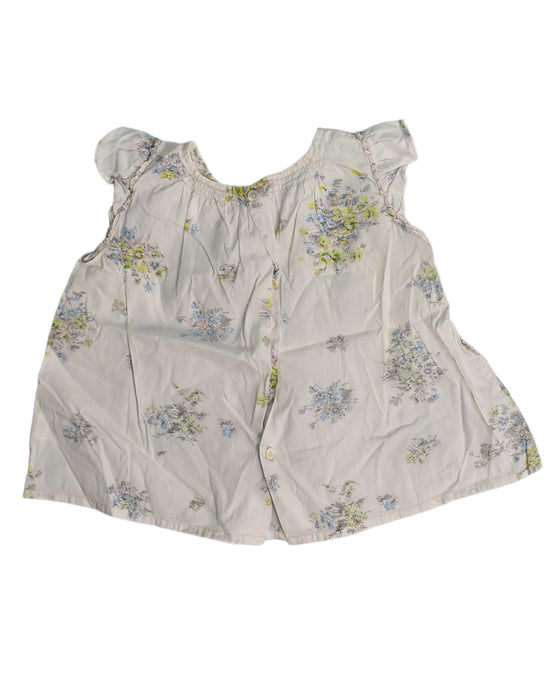 A White Sleeveless Tops from Bonpoint in size 6-12M for girl. (Back View)
