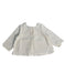 A White Long Sleeve Tops from Bonpoint in size 3-6M for girl. (Front View)
