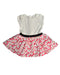 A White Short Sleeve Dresses from Catimini in size 2T for girl. (Front View)