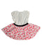A White Short Sleeve Dresses from Catimini in size 2T for girl. (Back View)