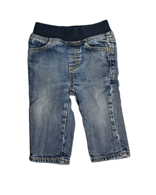 A Blue Jeans from L.L.Bean in size 12-18M for girl. (Front View)