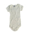 A White Bodysuits from Petit Bateau in size 6-12M for boy. (Front View)