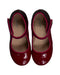 A Red Flats from Jacadi in size 3T for girl. (Back View)