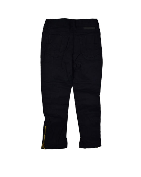 A Black Casual Pants from Burberry in size 5T for girl. (Back View)