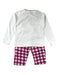 A White Pyjama Sets from Retykle in size 10Y for girl. (Back View)