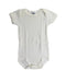 A White Bodysuits from Petit Bateau in size 3-6M for neutral. (Front View)