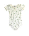 A White Bodysuits from Petit Bateau in size 3-6M for girl. (Front View)