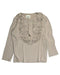 A Brown Long Sleeve Tops from DOUUOD in size 6T for girl. (Front View)