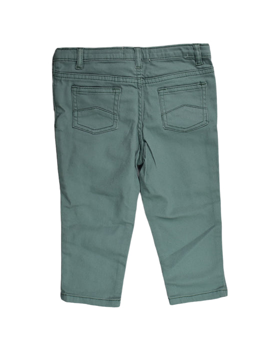 A Green Jeans from Gingersnaps in size 18-24M for girl. (Back View)