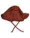 A Orange Sun Hats from Bien A Bien in size O/S for girl. (Back View)