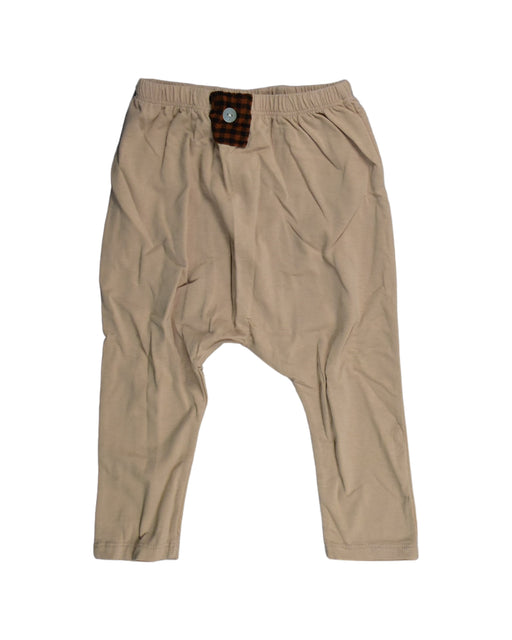 A Beige Casual Pants from Bien A Bien in size 6-12M for boy. (Front View)