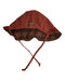 A Orange Sun Hats from Bien A Bien in size O/S for girl. (Front View)
