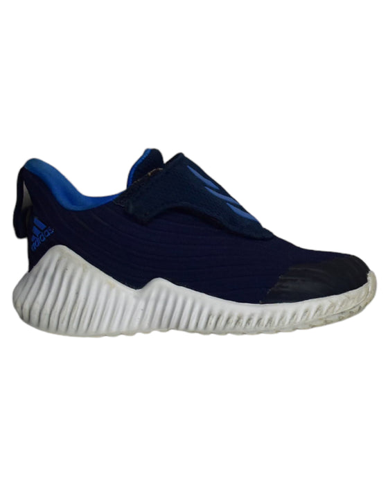A Blue Sneakers from Adidas in size 18-24M for boy. (Front View)
