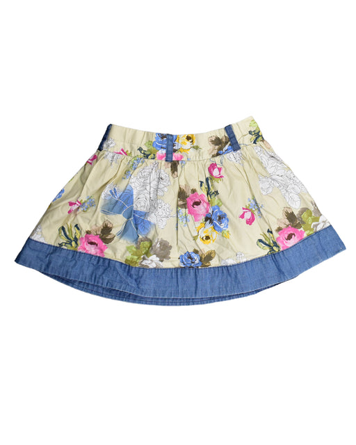 A Yellow Short Skirts from Simonetta in size 4T for girl. (Front View)