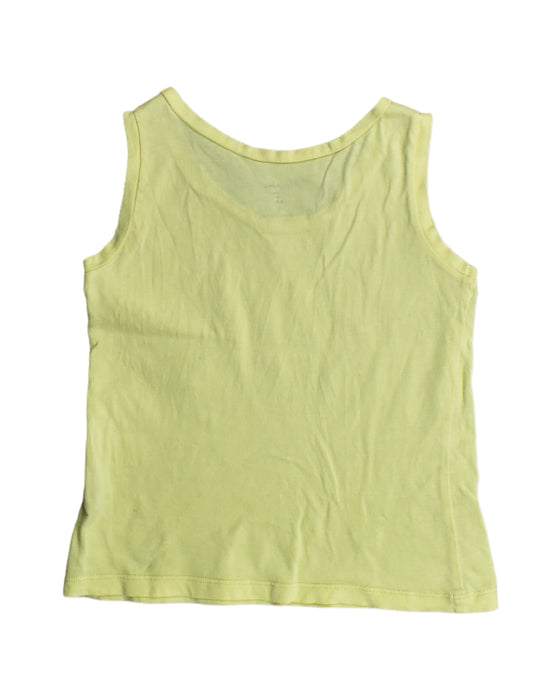 A Yellow Sleeveless Tops from Bonpoint in size 3T for girl. (Back View)