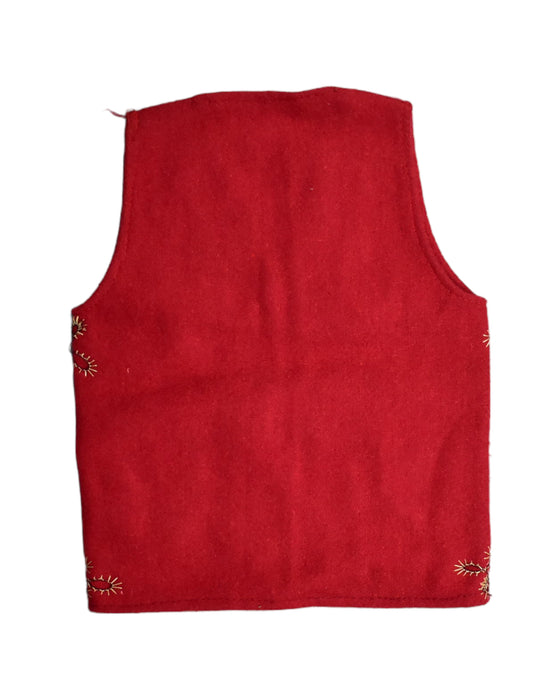 A Red Vests from Retykle in size 3T for boy. (Back View)