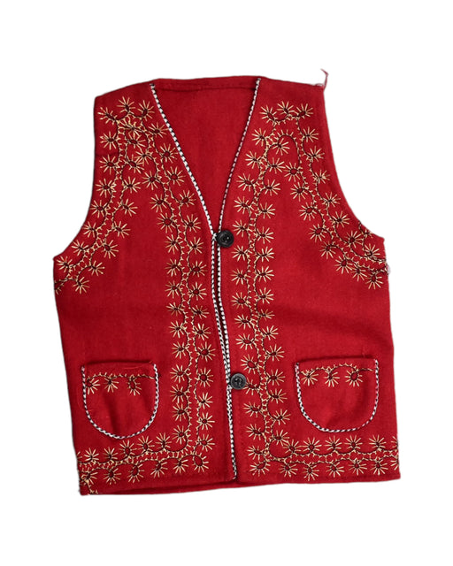 A Red Vests from Retykle in size 3T for boy. (Front View)