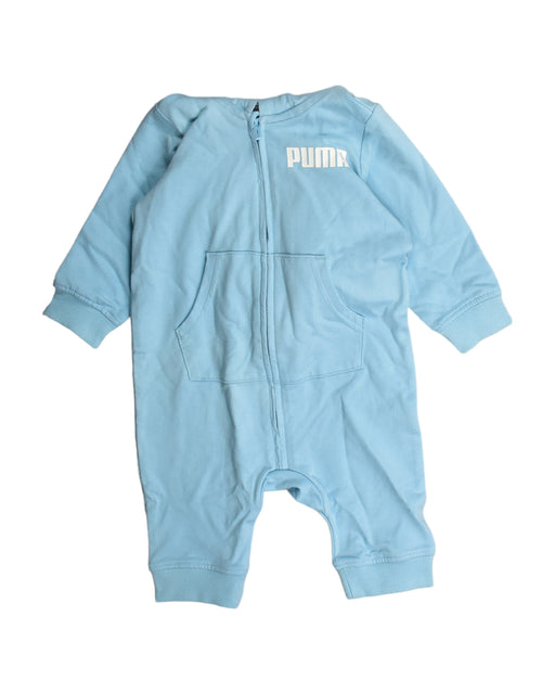 A Blue Jumpsuits from Puma in size 3-6M for boy. (Front View)