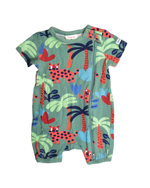A Green Bodysuits from Jack & Milly in size 3-6M for boy. (Front View)