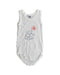 A White Sleeveless Bodysuits from Petit Bateau in size 6-12M for neutral. (Front View)