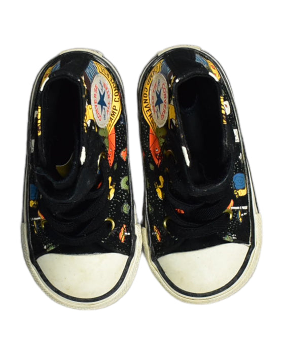 A Black Sneakers from Converse in size 12-18M for boy. (Back View)