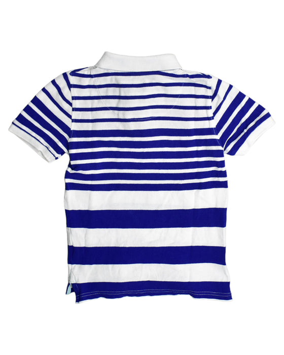 A Blue Short Sleeve Polos from Boden in size 7Y for boy. (Back View)