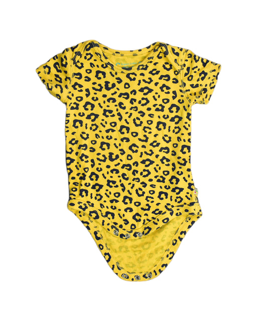 A Yellow Bodysuits from Frugi in size 3-6M for girl. (Front View)