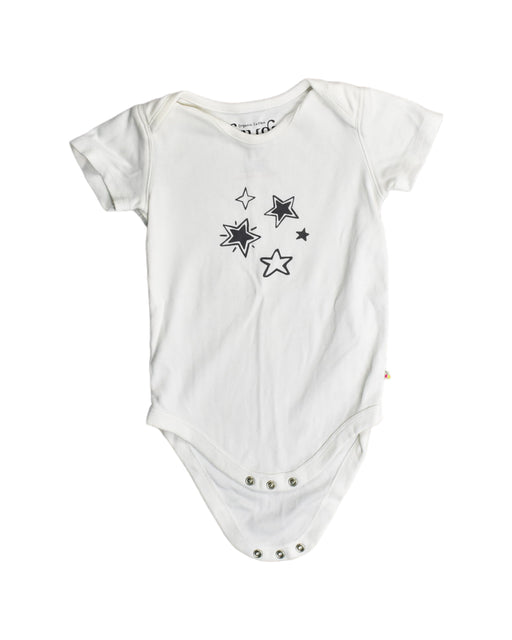 A White Bodysuits from Frugi in size 6-12M for girl. (Front View)