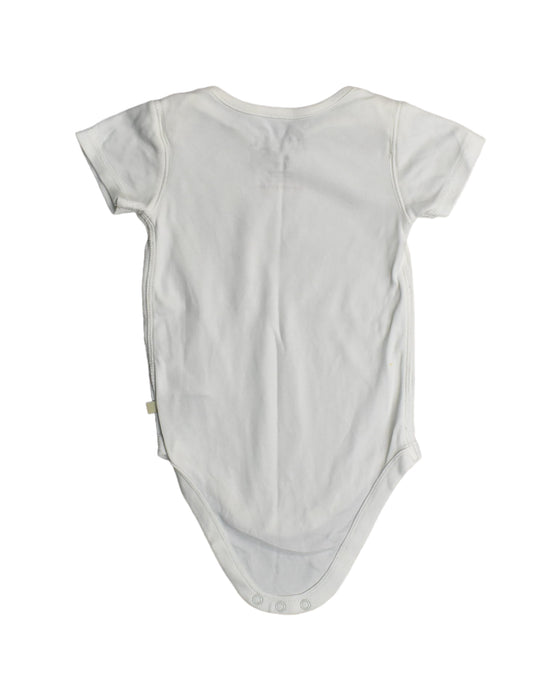 A White Bodysuits from Frugi in size 6-12M for girl. (Back View)