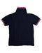 A Black Short Sleeve Polos from Fred Perry in size 5T for boy. (Back View)