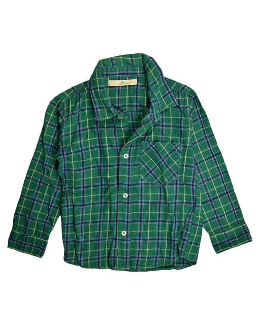 A Green Shirts from Global  Work in size XL for boy. (Front View)
