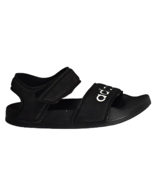 A Black Sandals from Adidas in size 5T for boy. (Front View)