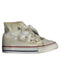A White Sneakers from Converse in size 18-24M for boy. (Front View)