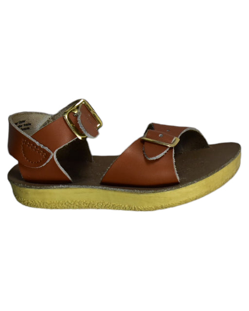 A Brown Sandals from Sun-San in size 18-24M for girl. (Front View)