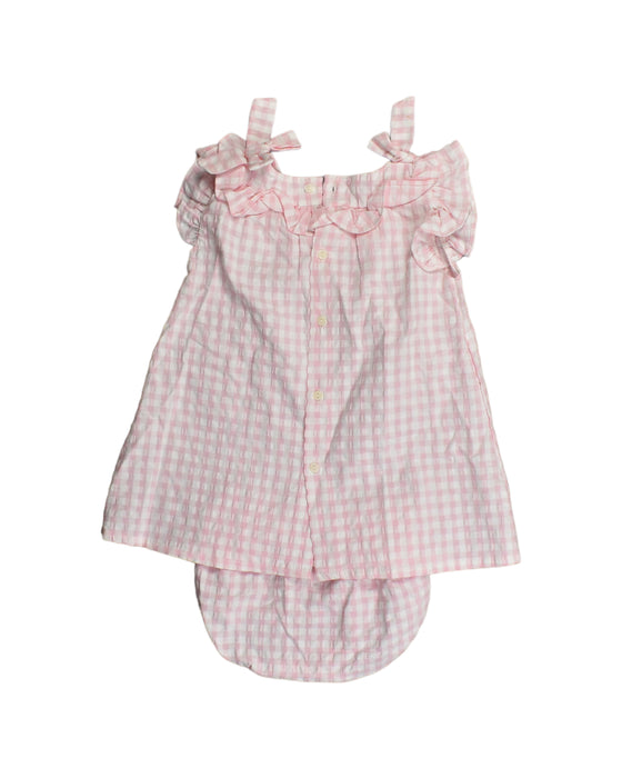 A Pink Shorts Sets from Babidu in size 3T for girl. (Back View)