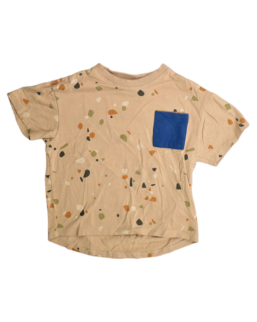 A Brown Short Sleeve Tops from House of Jamie in size 6T for boy. (Front View)
