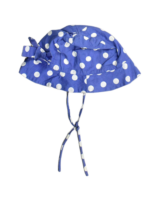 A Blue Sun Hats from Jacadi in size O/S for girl. (Front View)